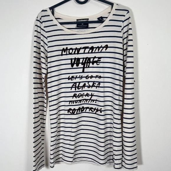 🌟✨2 for $30  ✨🌟 Maison Scotch Star De La Saison Graphic Tee - Picture 1 of 13